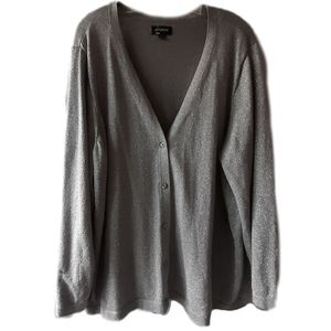 Sparkle Silver and Gray Cardigan